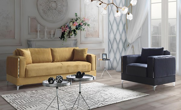 Sofagarnitur 3+1 Sitzer Modern Relax Sessel Modern Stil 2Tlg Luxus Wohnzimmer-image