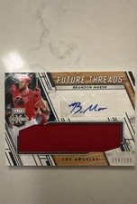 2019 Panini Elite Extra Edition - Future Threads Signatures Brandon Marsh...