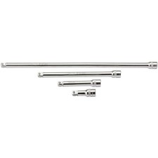 Image of Draper Wobble Extension Bar Set, 1/2" Sq. Dr., Micro Satin Chrome (4 Piece)