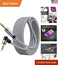 Aux Cord,4ft/1.2M 3.5mm Audio Cable Headphone Cable Male to Male Stereo Hi-Fi...