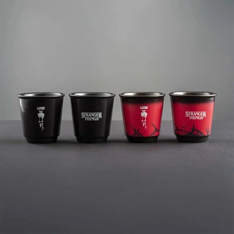 Bialetti Stranger Things Set Of 4 Cups Colour Changing Round 90ml Coffee Tazzine - image 3 of 4