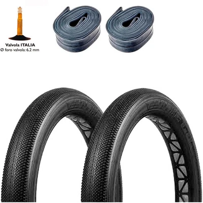 MARKENLOS/GENERIC SET 2 REIFEN UND 2 KAMMERN 20 x 4 VEETIRE CO SPEEDSTER FAT BIKE FAHRRAD 20x4.00