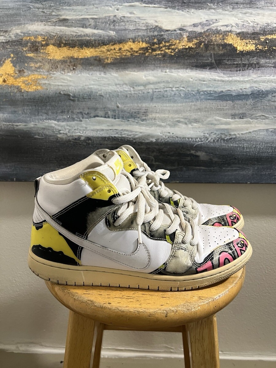 NIKE Dunk High PRO SB DE LA SOUL 28㎝　48 Size 10 - Nike Dunk PRM SB QS High De La Soul W/ BOX 3 Feet High