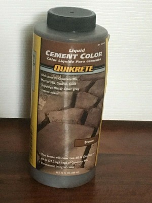 Quikrete 1317-01 Liquid Cement Color 10oz Brown 39645131718 | eBay
