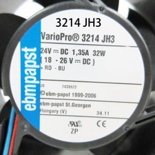 Ebmpaps Inverter Cooling Fan 92 92 38MM 2wire 3214JH3 24VDC 1.35A 32W radiator