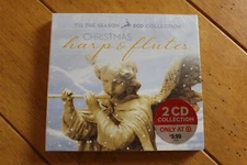 CHRISTMAS HARPS & FLUTES (CD, 2 DISC, TARGET EXCLUSIVE) NEW XMAS HOLIDAY MUSIC