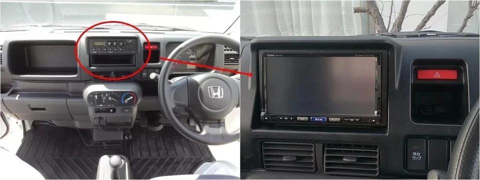 Kit de instalación AV para auto Honda Acty Truck NITTO NKK-H92D HA8 HA9 JAPÓN F/S Foto 3 de 4