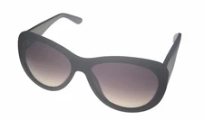 Michael Stars Sunglass Plastic Cateye Black, Violet Gradient Lens Lively