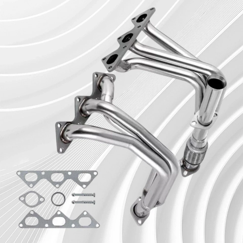 Stainless Exhaust Header For 1991-99 Mitsubishi 3000GT/91-96 Stealth 3.0 N/A V6 - Image 2 of 4