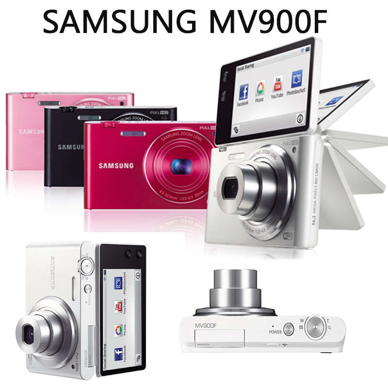 90% NEW Samsung MV900f 16.1MP 5x Optical Zoom Flip-out Touch