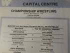 🔥SGT. Slaughter WWF 1986 9/21/86 Signed Autograph Offical Line Up Card VERYRARE — photo 4