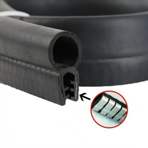 Door/Trunk Lock Windows Anti-Noise/Rub Rubber Seal Edge Trim Defend Car 7ft/84'' - Picture 2 of 7
