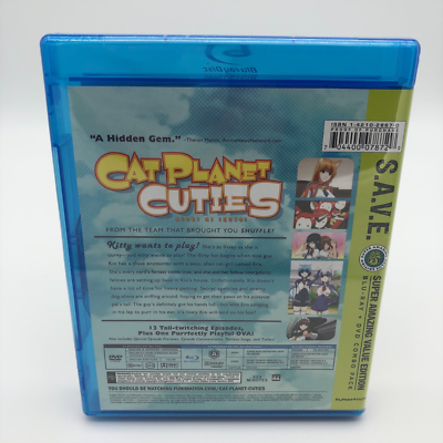 Cat Planet Cuties: The Complete Series (Blu-ray/DVD, 2014, 2-Disc