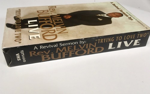 Rev. Melvin Bufford Live "Trying To Love Two" VHS RARE VG+ US Religious 1999 - Bild 3 von 5