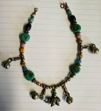 India Bangles  Beads Bracelet with Elephant Charm