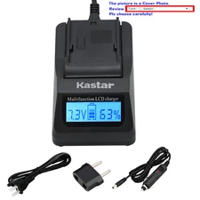 Kastar Battery LCD Fast Charger for Canon BP-827 CG-800 Canon VIXIA HF M41