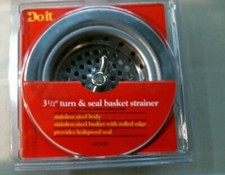 DoitBest 403458 3-1/2" Turn Seal Basket Strainer, FREE SHIPPING