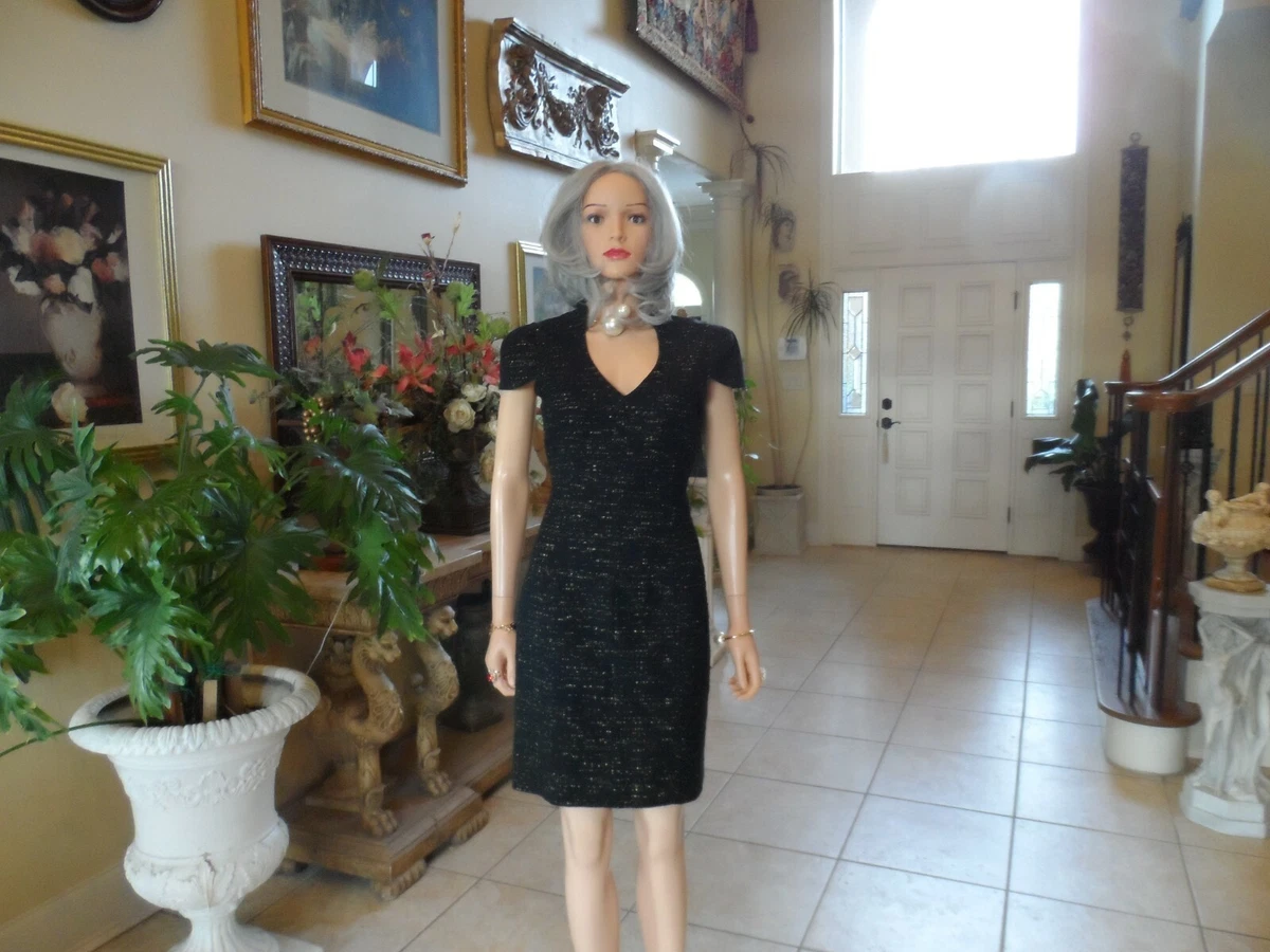 Tibi top black dress