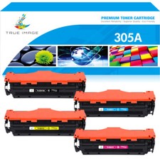 4 Toner Compatible With HP 305A CE410A Laserjet Pro 400 M451dn M451nw MFP M475dn