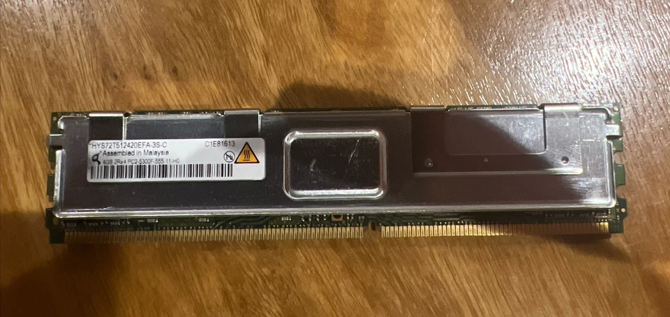 HP GENUINE 4GB 1X4GB PC2-5300F ECC DDR2 CL5 HP PROLIANT SERVER MEMORY 398708-061 - Image 4 of 4