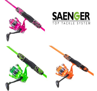 Sänger Flashlight Stick Kinderangel Rute+Rolle+Schnur