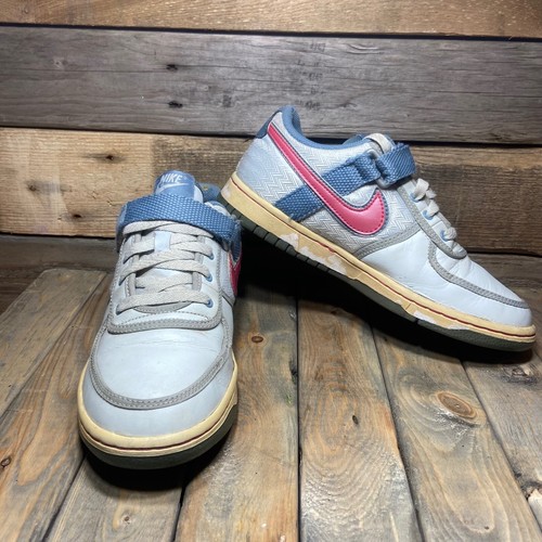 Nike Vandal Low Rise Sneaker hellblau blau rosa Jugendgröße: 6Y - Bild 3 von 8