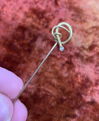 Stick Pin Snake 14k GOLD SNAKE STICK PIN | eBay