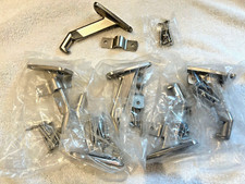 6 Home Master Hardware Heavy Duty 3" Handrail Brackets Satin Finish