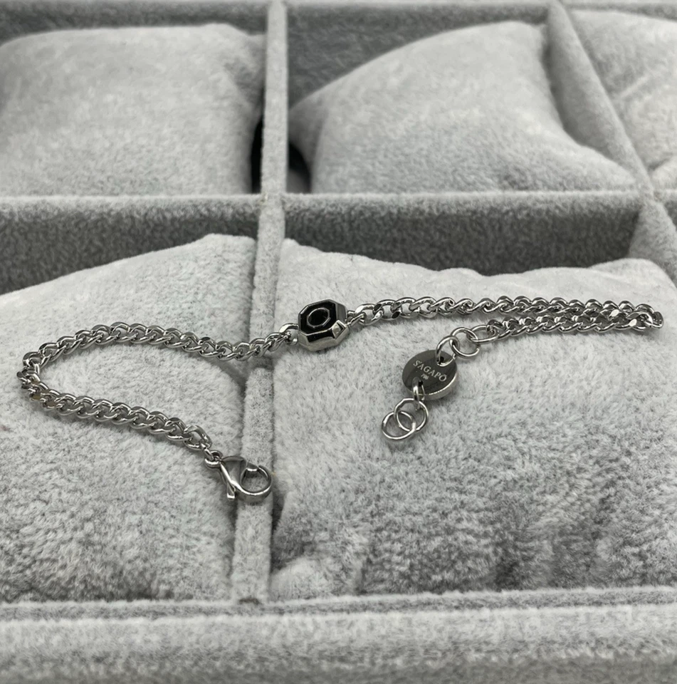 Bracciale Uomo firmato S’Agapõ semplice elegante/ sportivo acciaio inossidabile - Immagine 3 di 4