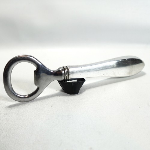 Apribottiglie vintage R. Blackinton & Co. argento sterling 925 monogramma 1970 - Foto 3 di 9