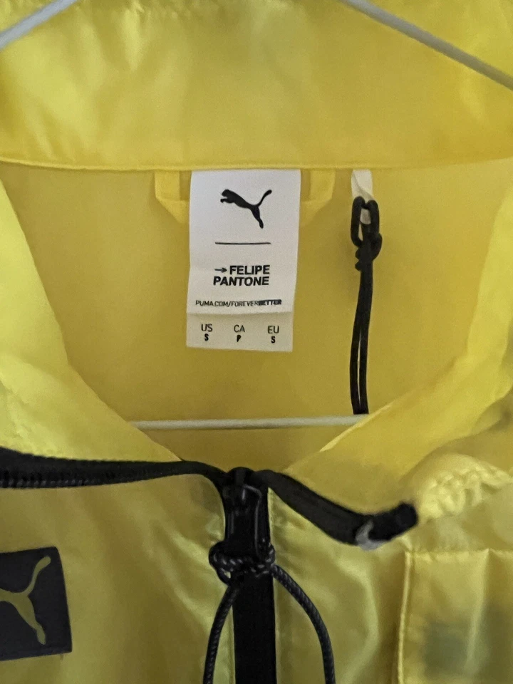 Puma x Felipe Pantone Women’s Yellow - Activewear Jacket - Size S - Image 4 of 4