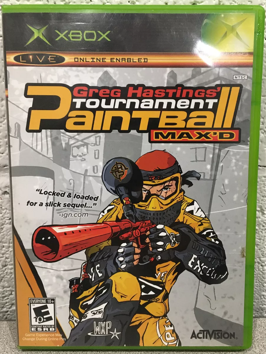 Xbox Greg Hastings Tournament Paintball Max D Dvd eBay