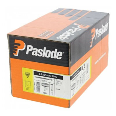 Paslode Nägel Impulsepack Haften Coilnagel Edelstahl 2,8 x 25 mm a 1000 Stück