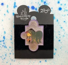 Pooh & Pals Puzzle Piece Eeyore Vintage Disney Enamel Pin Pinback New 2000