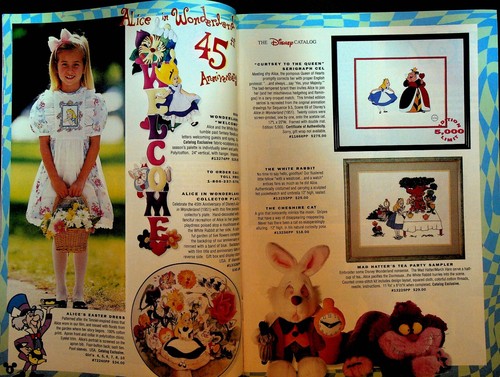 Walt Disney Catalog Holiday 1996 Alice in Wonderland Anniversary - Picture 2 of 3