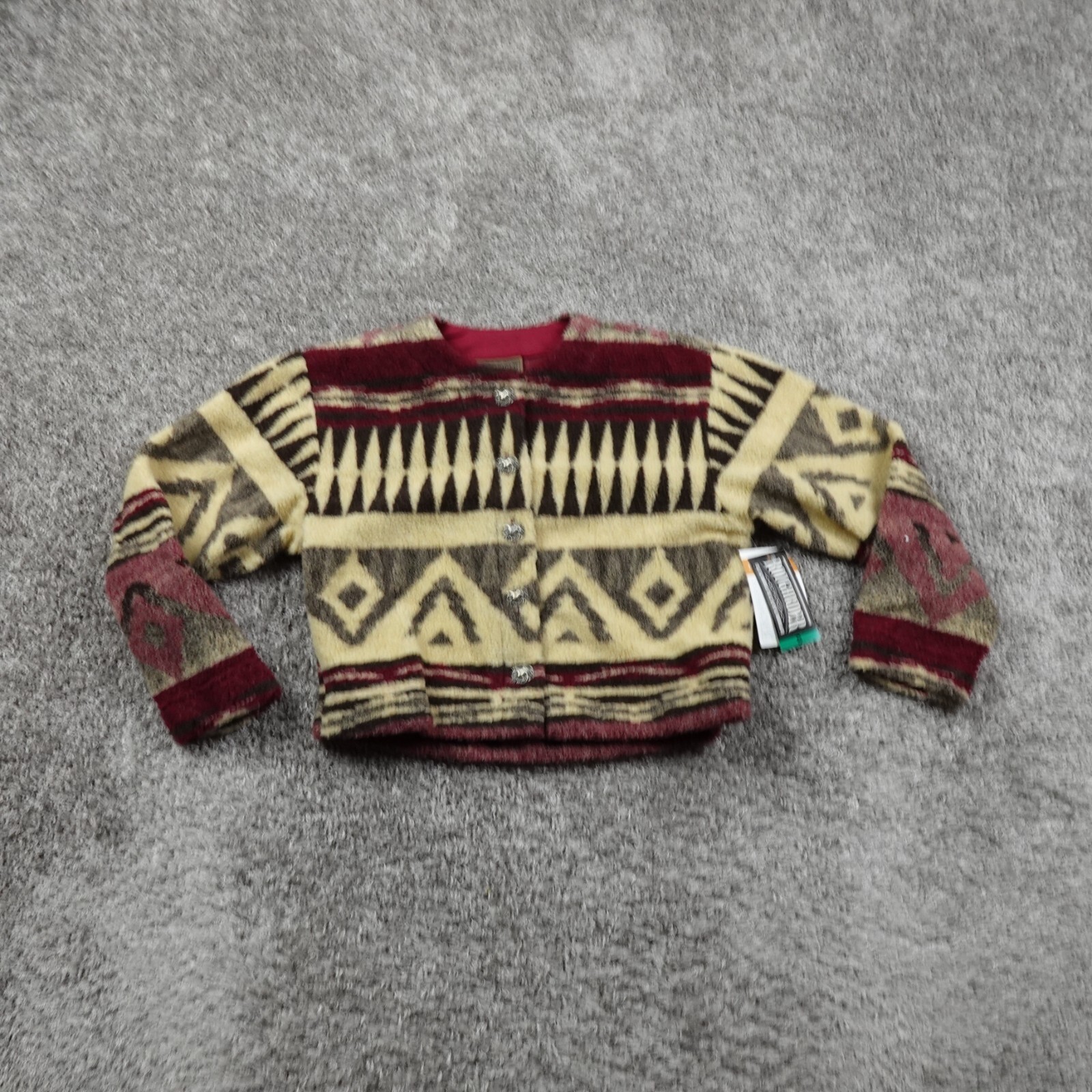 RoughRider Circle T Top Womens Small Western Cropped Rodeo Vintage Southwestern