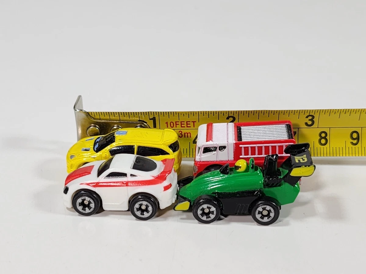 Lot of 4 Kid Galaxy Nitro Micro Mini Cars Fire Truck 1.25