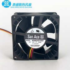 SANYO 9G0824G1D07 8038 24V 0.56A 8CM 3-Wire Inverter Cooling Fan
