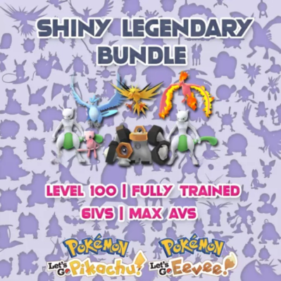 Shiny Locked Pokemon Let's Go Eevee Legendary Pokemon Pokémon