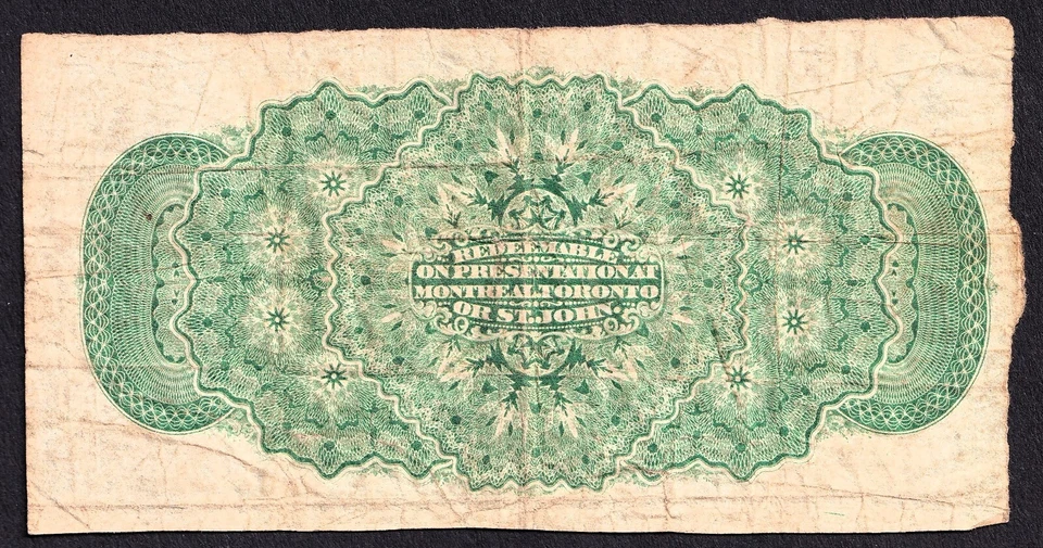 Dominion of Canada 1870 25 Cent Shinplaster Plain Dickinson-Harington - Image 2 of 2