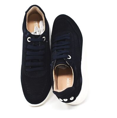 GEOX RESPIRA D Rubidia E Suede Trainers Navy UK US EU 36 UK