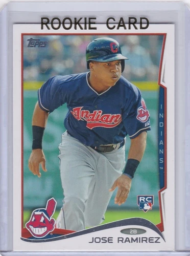 JOSE RAMIREZ ROOKIE CARD 2014 Topps #424 Cleveland Guardians Baseball MLB $$ RC!