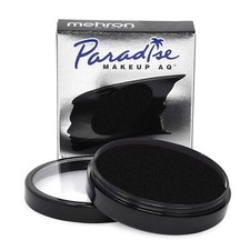 Mehron Paradise Makeup AQ Black Body Paint 1.4 Ounce Professional Grade