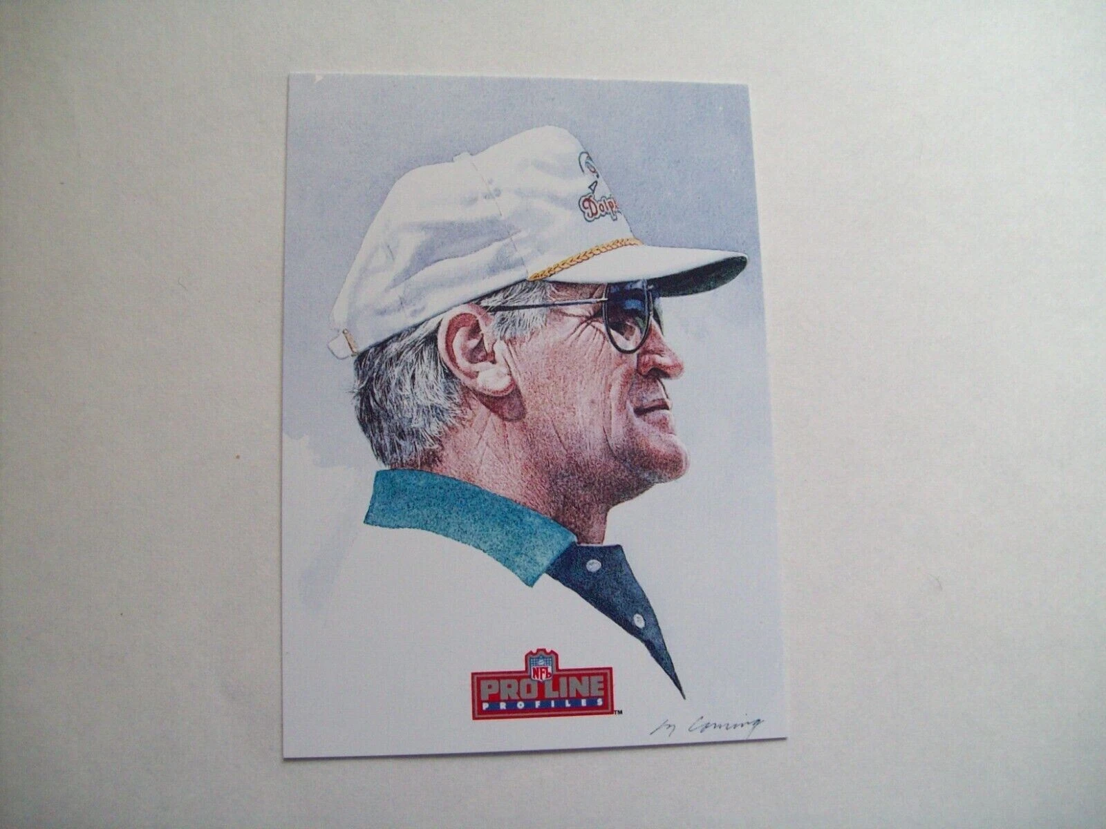 Don Shula trading card