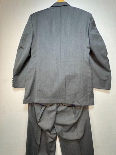 Chaps Ralph Lauren Mens 2-Piece Jacket & Pants Tux Suit Set Size 40R 33W Gray - Picture 9 of 23