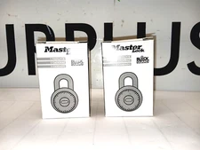 LOT OF 2 NEW MASTER LOCK 1525-V30 COMBINATION PADLOCK
