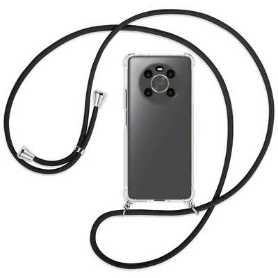 Handykette für Honor Magic4 Lite 4G, Honor X9 4G schwarz Hülle mit Band Kordel