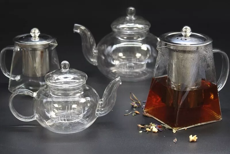 Clear glass tea kettle sales