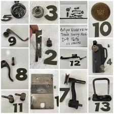 ANTIQUE WHEELER & WILSON TREADLE SEWING MACHINE D-9 PARTS