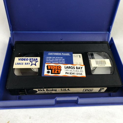 KICK BOXING VHS 1990 Ex-Rental Video Ezy RARE - Bild 7 von 9